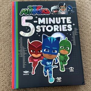 Pj masks 5-Minute Stories Book - Multicolor